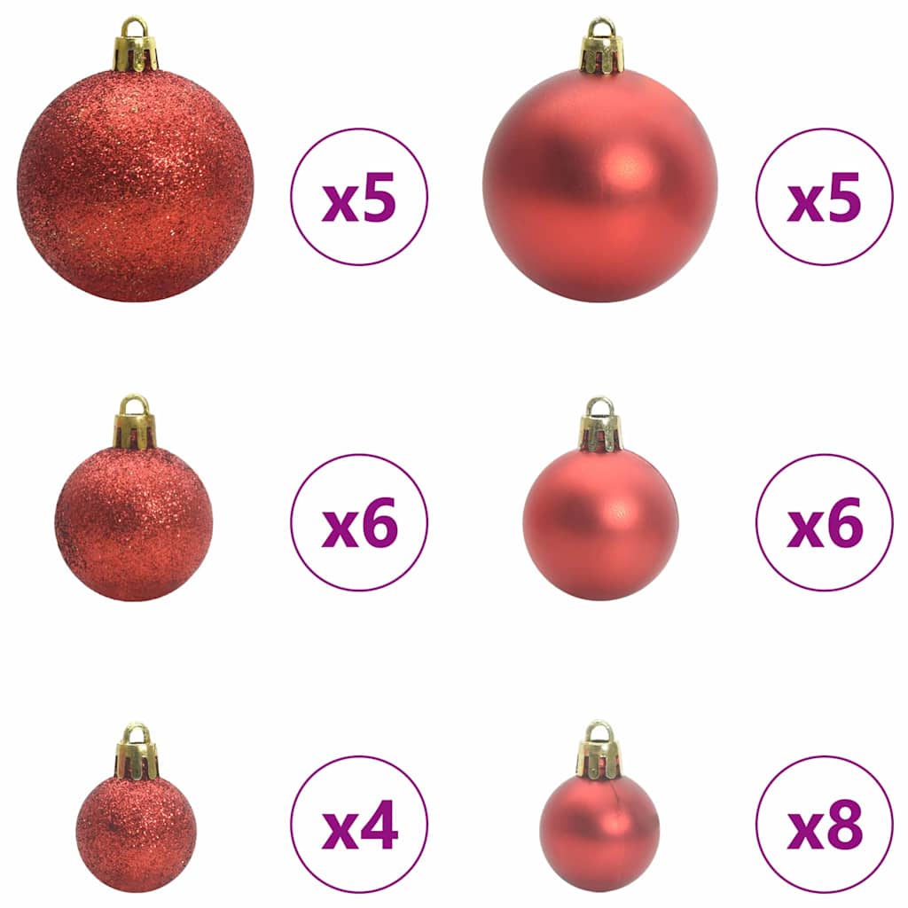 Albero di Natale con 150 LED con supporto Verde 120 cm PE