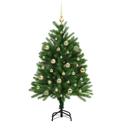 Albero di Natale con 150 LED con supporto Verde 120 cm PE