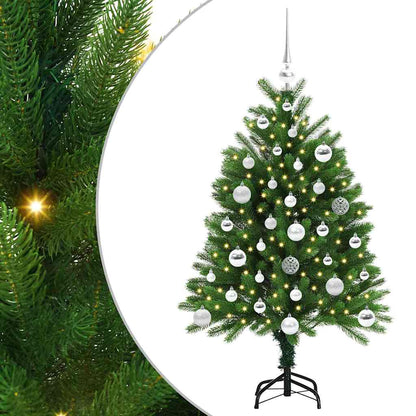 Albero di Natale con 150 LED con supporto Verde 120 cm PE