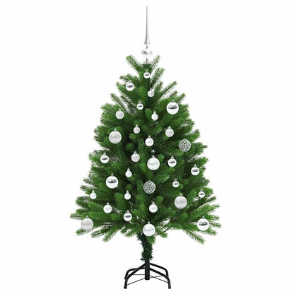Albero di Natale con 150 LED con supporto Verde 120 cm PE
