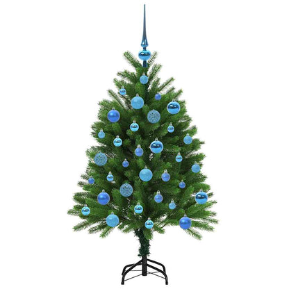 Albero di Natale con 150 LED con supporto Verde 120 cm PE