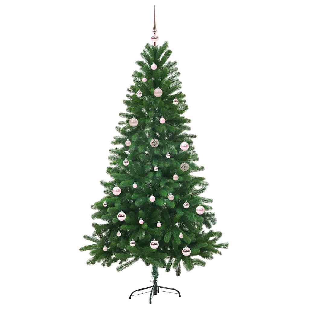 Albero di Natale con 150 LED con supporto Verde 150 cm PE