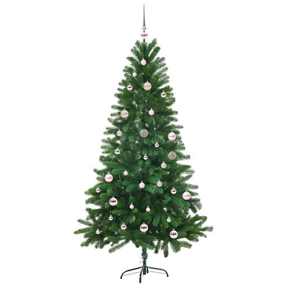 Albero di Natale con 150 LED con supporto Verde 150 cm PE
