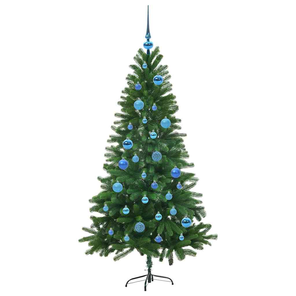 Albero di Natale con 150 LED con supporto Verde 150 cm PE