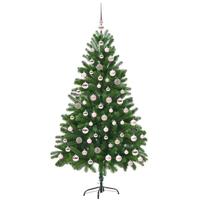 Albero di Natale con 300 LED con supporto Verde 180 cm PE