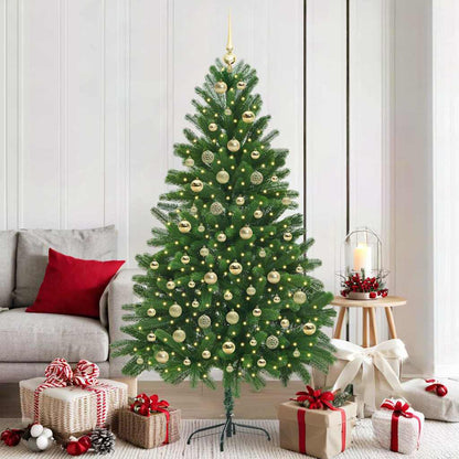 Albero di Natale con 300 LED con supporto Verde 180 cm PE