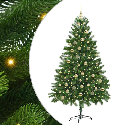 Albero di Natale con 300 LED con supporto Verde 180 cm PE