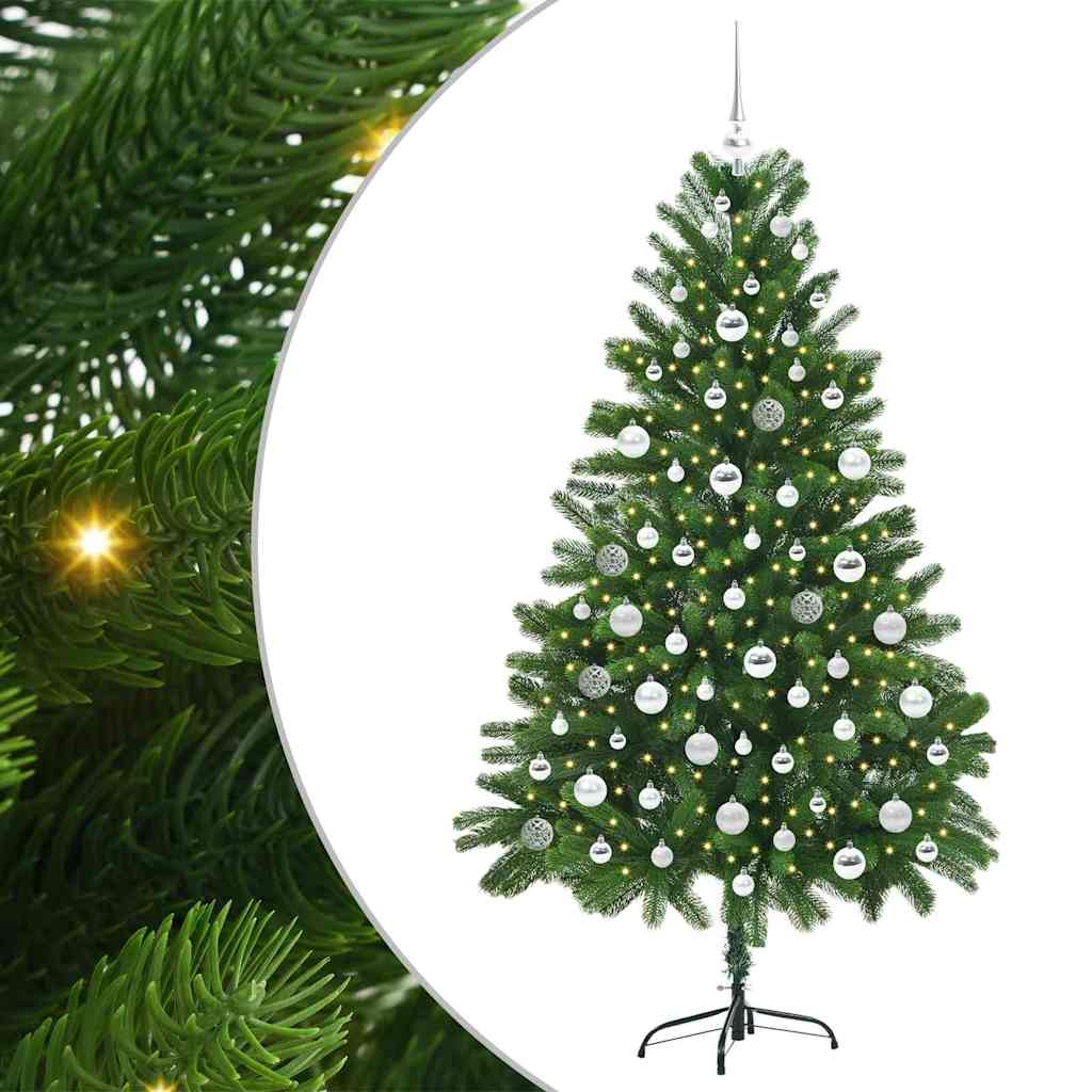 Albero di Natale con 300 LED con supporto Verde 180 cm PE