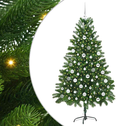 Albero di Natale con 300 LED con supporto Verde 180 cm PE
