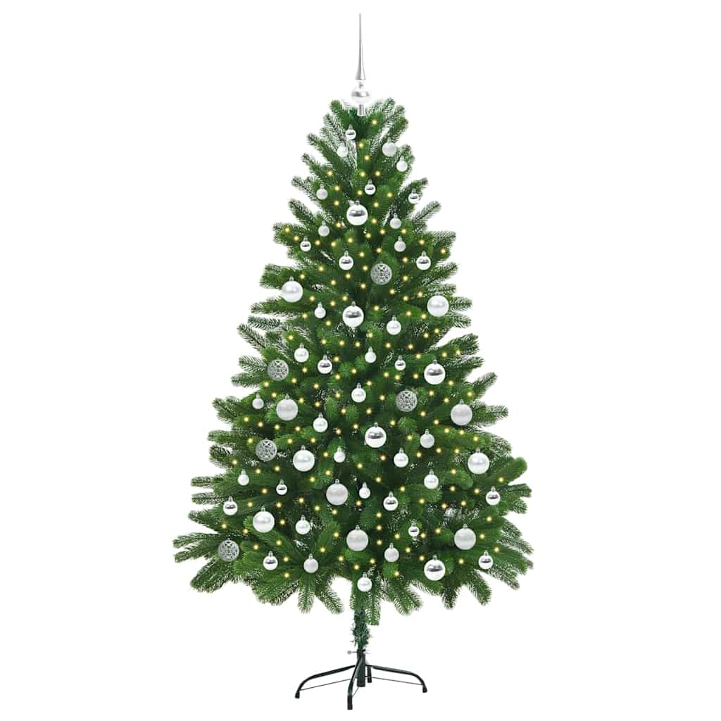 Albero di Natale con 300 LED con supporto Verde 180 cm PE
