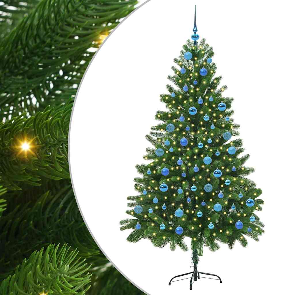 Albero di Natale con 300 LED con supporto Verde 180 cm PE