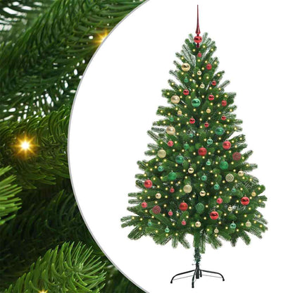 Albero di Natale con 300 LED con supporto Verde 180 cm PE