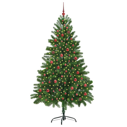 Albero di Natale con 300 LED con supporto Verde 210 cm PE