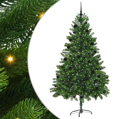 Albero di Natale con 300 LED con supporto Verde 210 cm PE