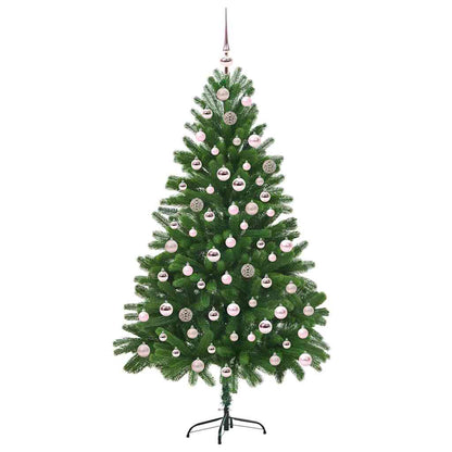 Albero di Natale con 300 LED con supporto Verde 210 cm PE