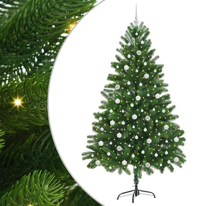 Albero di Natale con 300 LED con supporto Verde 210 cm PE
