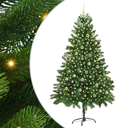 Albero di Natale con 300 LED con supporto Verde 210 cm PE