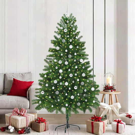 Albero di Natale con 300 LED con supporto Verde 210 cm PE