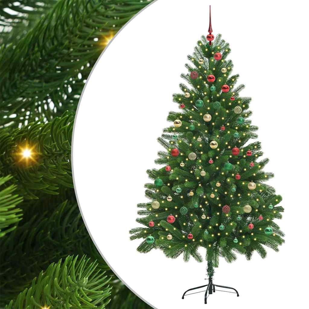 Albero di Natale con 300 LED con supporto Verde 210 cm PE