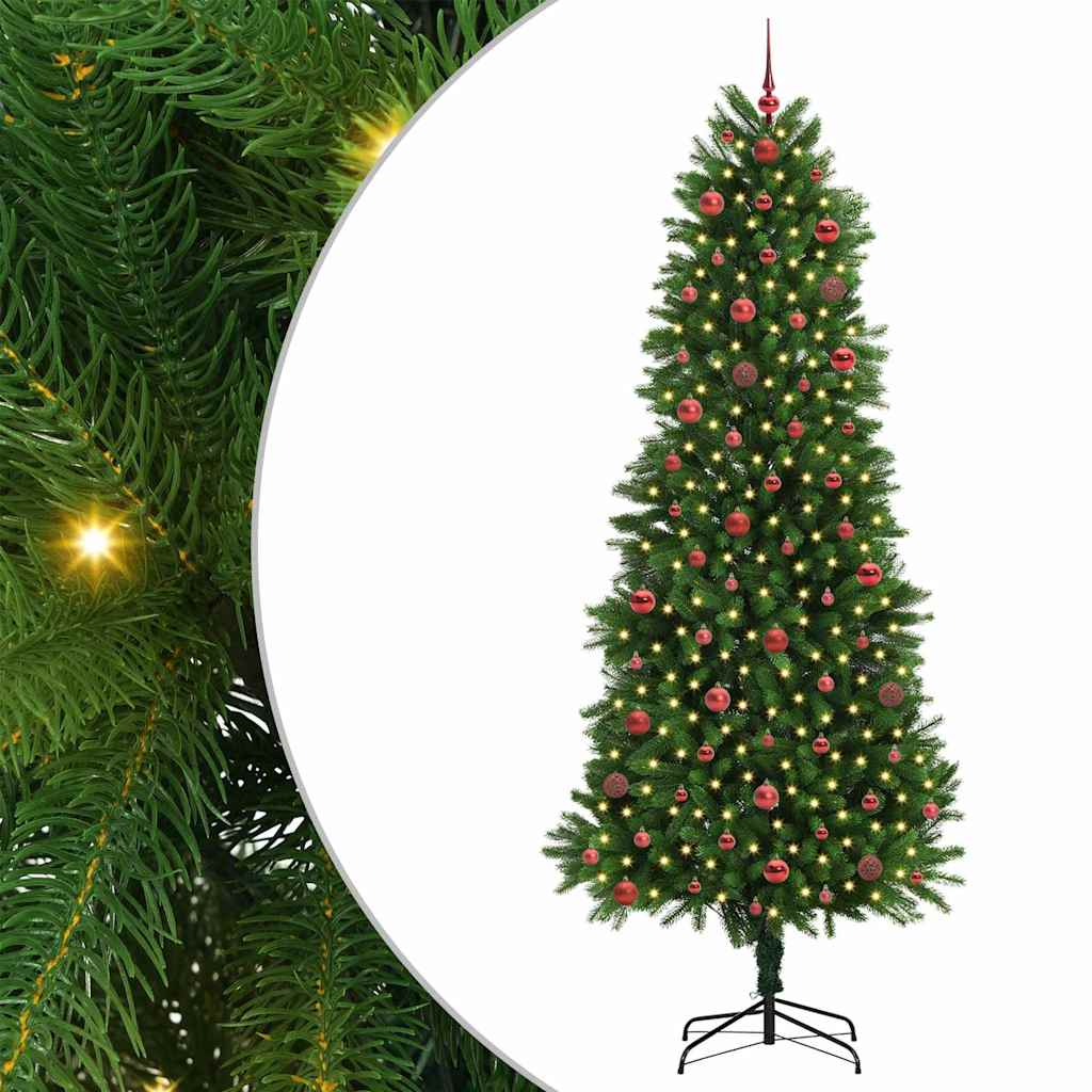 Albero di Natale con 300 LED con supporto Verde 240 cm PE