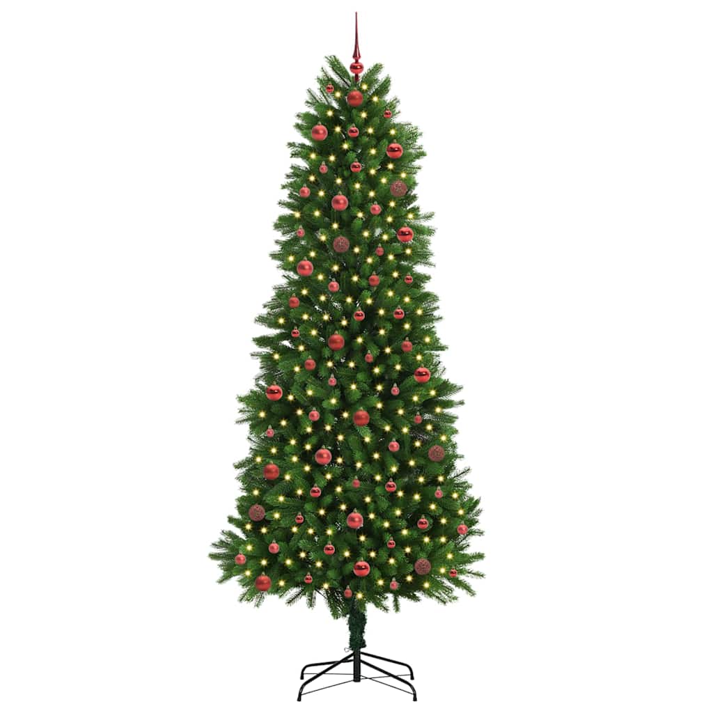 Albero di Natale con 300 LED con supporto Verde 240 cm PE