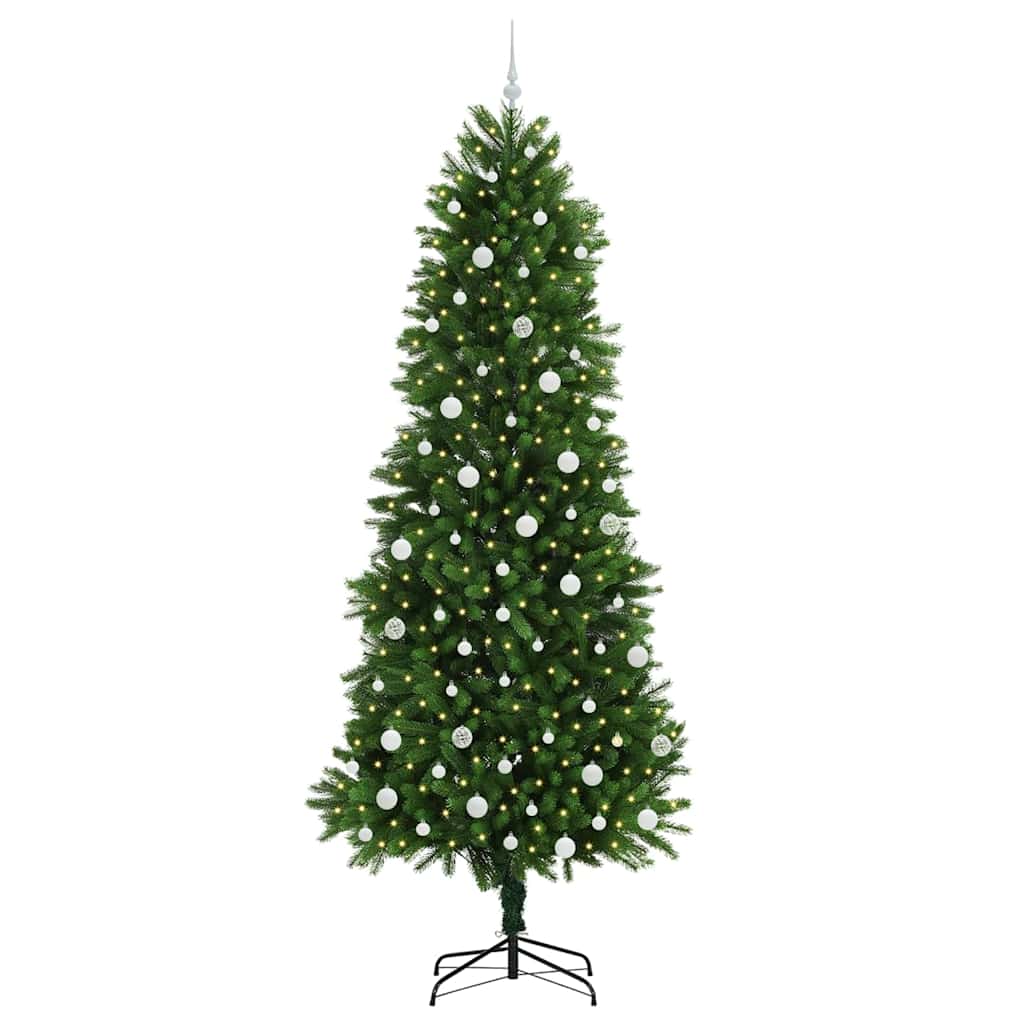 Albero di Natale con 300 LED con supporto Verde 240 cm PE