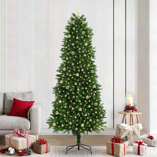 Albero di Natale con 300 LED con supporto Verde 240 cm PE