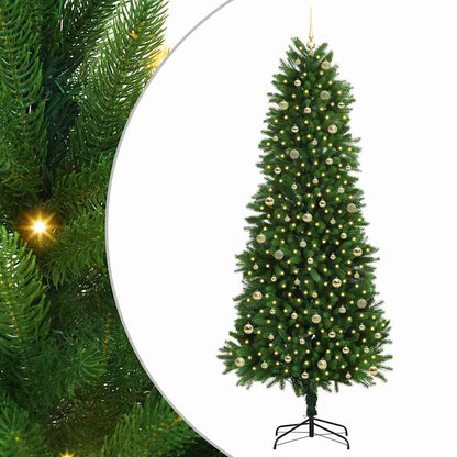 Albero di Natale con 300 LED con supporto Verde 240 cm PE