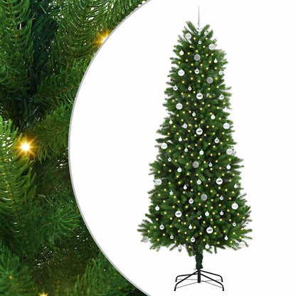 Albero di Natale con 300 LED con supporto Verde 240 cm PE