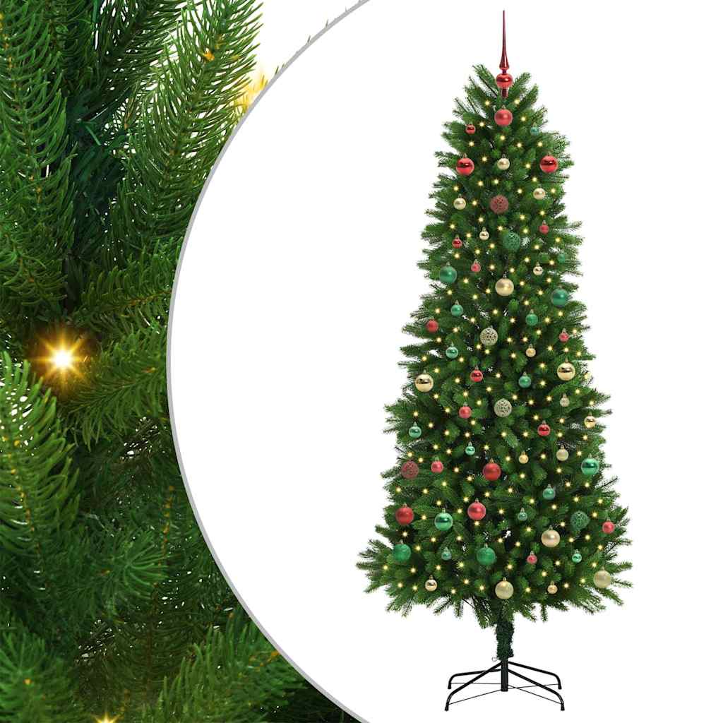 Albero di Natale con 300 LED con supporto Verde 240 cm PE