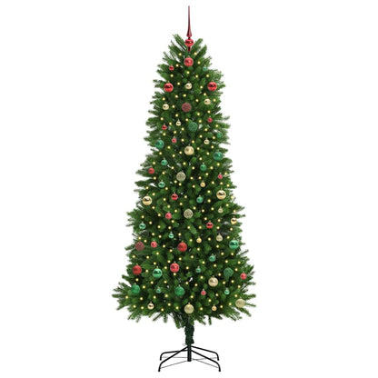 Albero di Natale con 300 LED con supporto Verde 240 cm PE