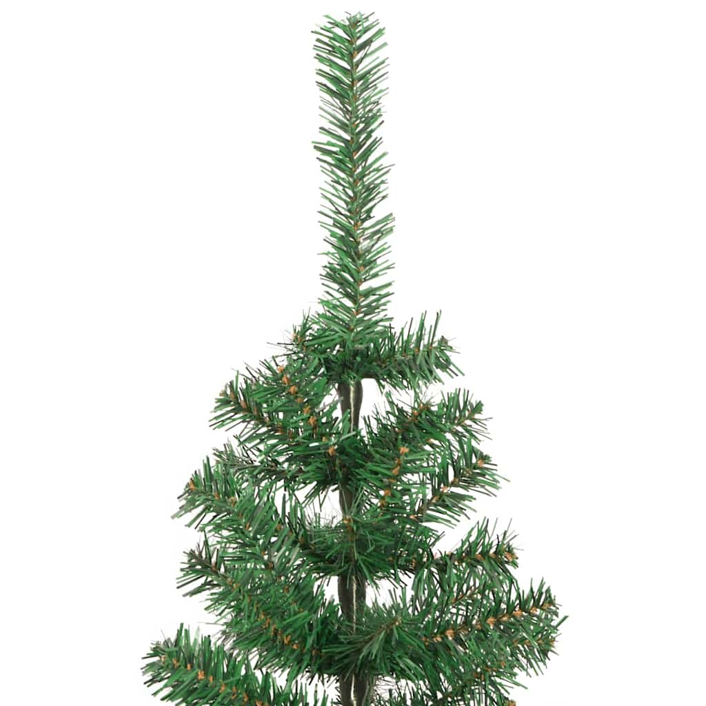 Albero di Natale con 150 LED con supporto Verde 120 cm PVC