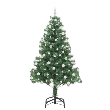 Albero di Natale con 300 LED con supporto Verde 180 cm PVC