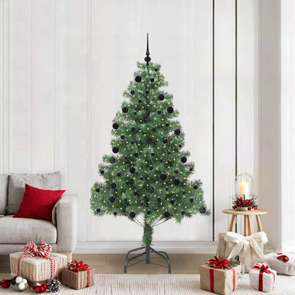 Albero di Natale con 300 LED con supporto Verde 210 cm PVC