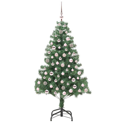 Albero di Natale con 300 LED con supporto Verde 210 cm PVC