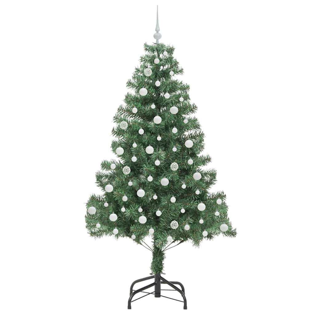 Albero di Natale con 300 LED con supporto Verde 210 cm PVC