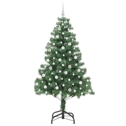 Albero di Natale con 300 LED con supporto Verde 210 cm PVC