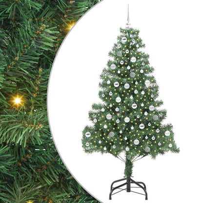 Albero di Natale con 300 LED con supporto Verde 210 cm PVC