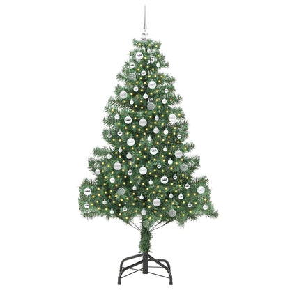 Albero di Natale con 300 LED con supporto Verde 210 cm PVC