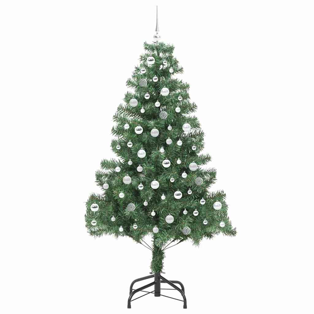 Albero di Natale con 300 LED con supporto Verde 210 cm PVC