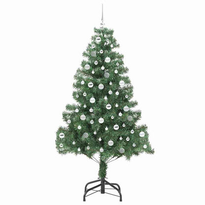 Albero di Natale con 300 LED con supporto Verde 210 cm PVC