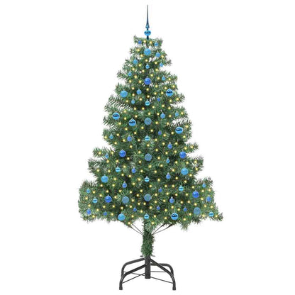 Albero di Natale con 300 LED con supporto Verde 210 cm PVC