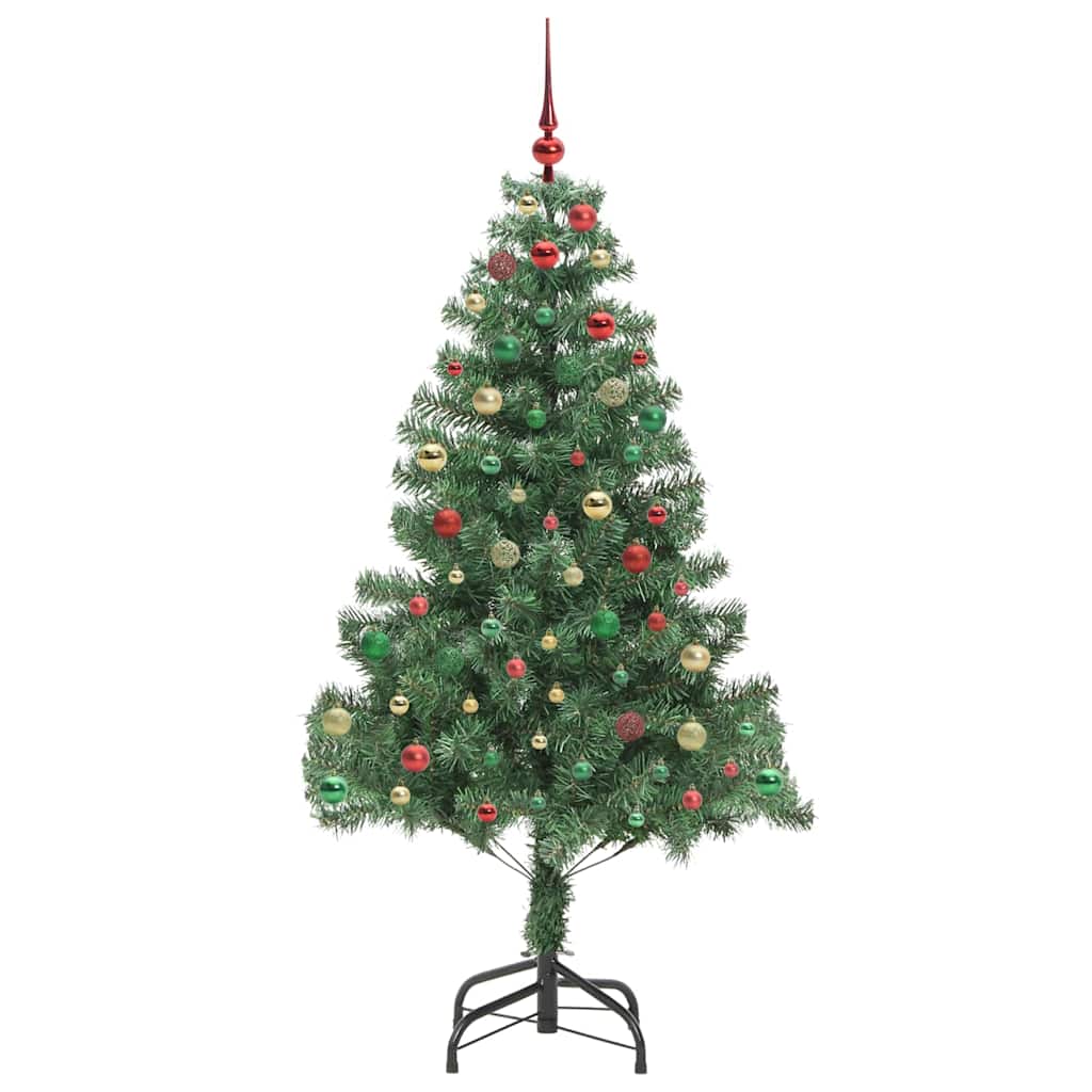 Albero di Natale con 300 LED con supporto Verde 210 cm PVC