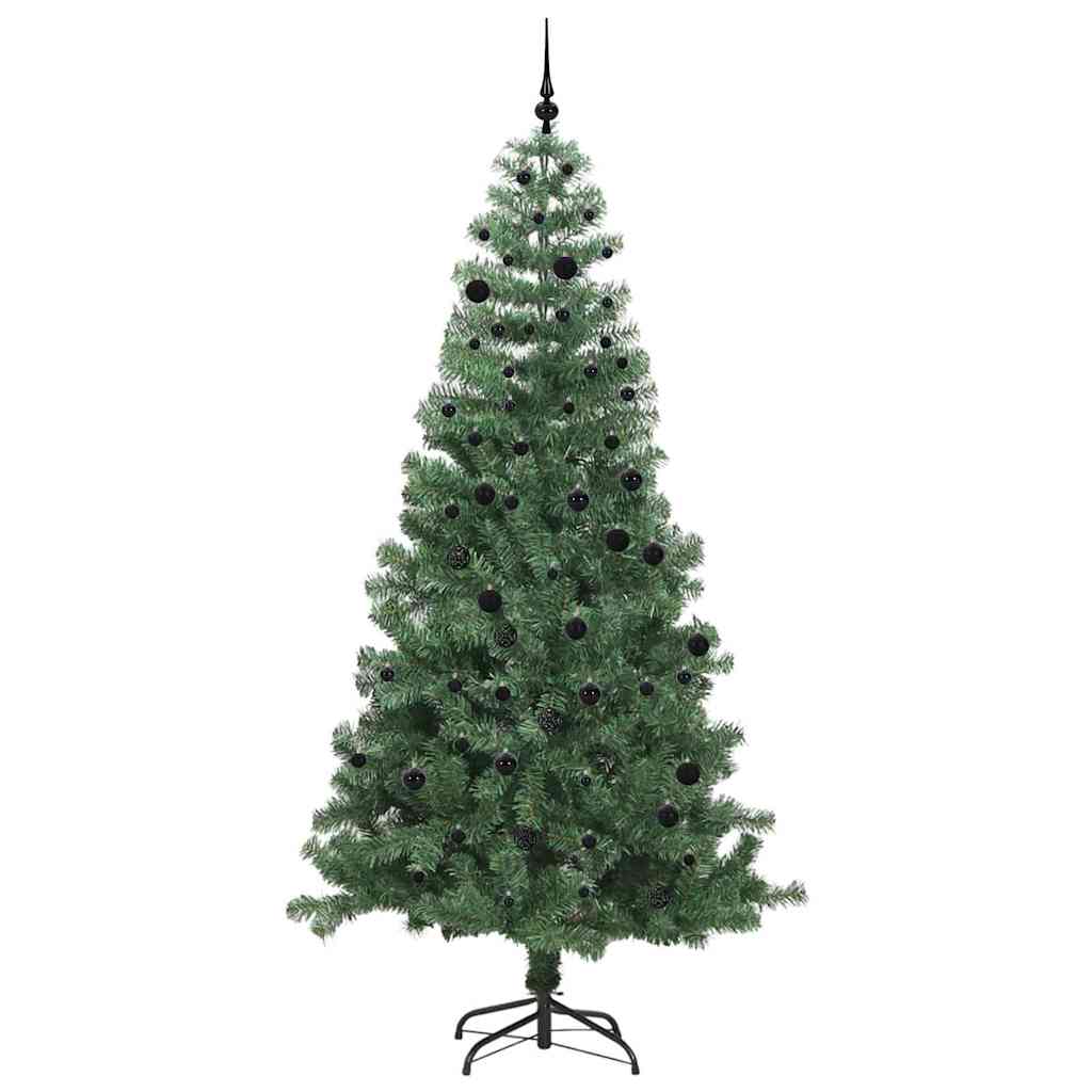 Albero di Natale con 300 LED con supporto Verde 240 cm PVC