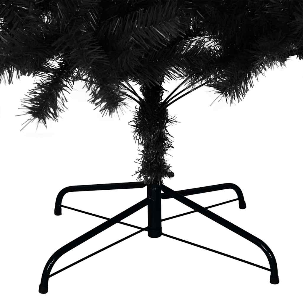 Albero di Natale con 300 LED con supporto Nero 210 cm PVC