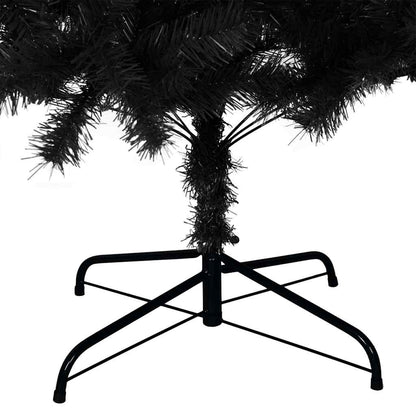 Albero di Natale con 300 LED con supporto Nero 210 cm PVC