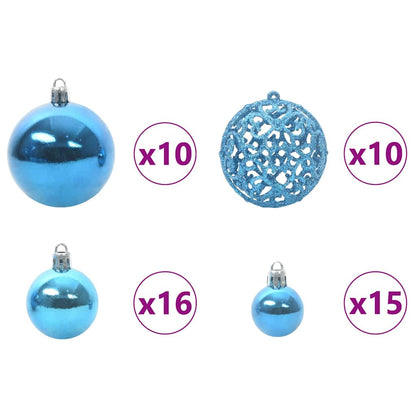 Albero di Natale Nero 240 cm PVC | homemem39