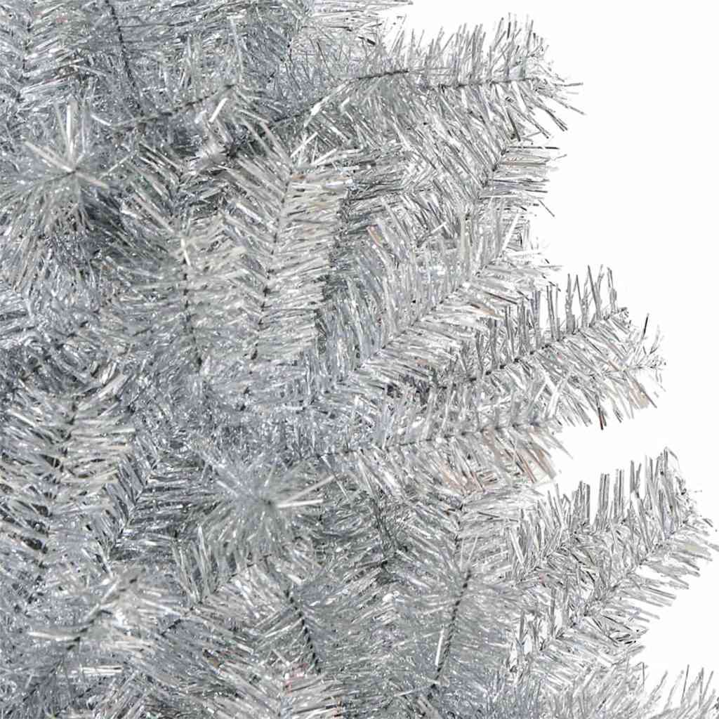 Albero di Natale con 300 LED con supporto Argento 180 cm PET