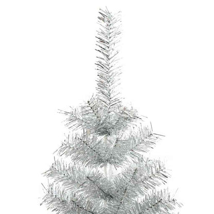 Albero di Natale con 300 LED con supporto Argento 180 cm PET