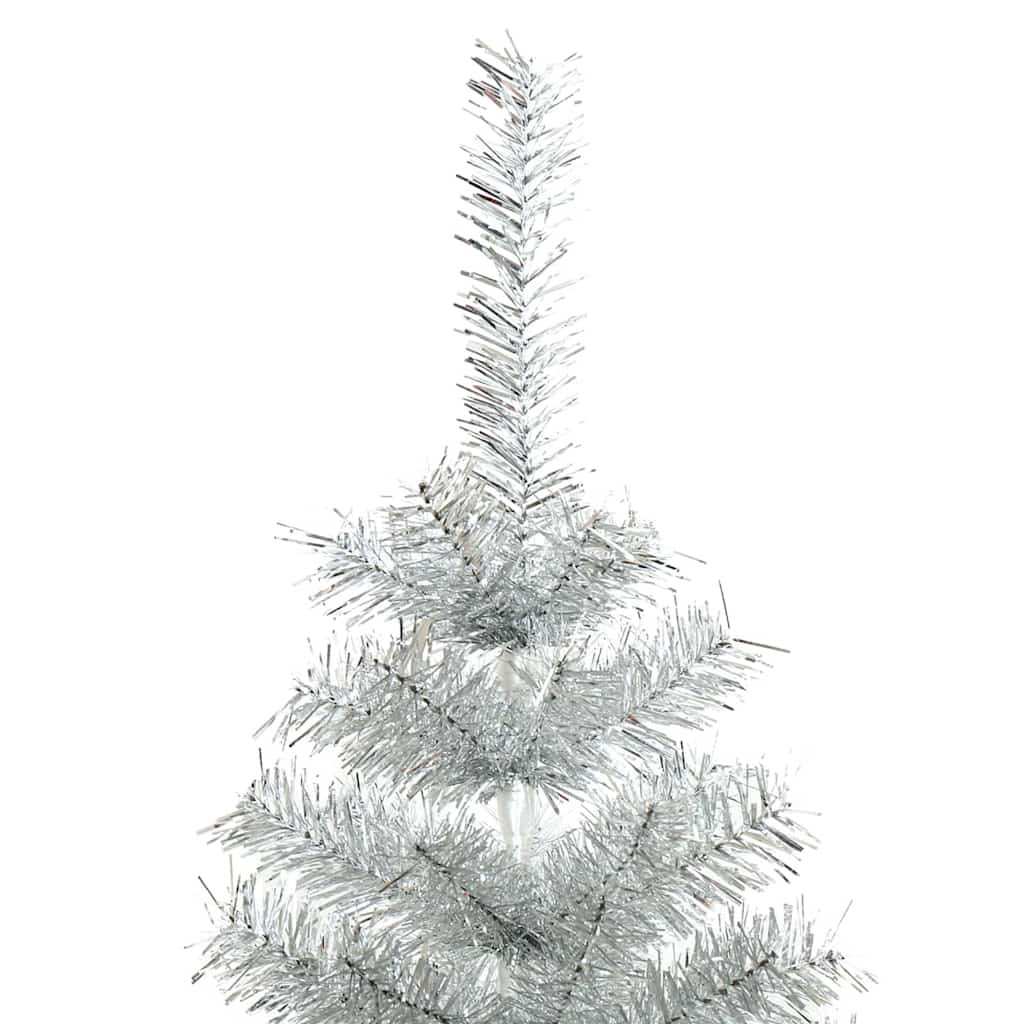 Albero di Natale con 300 LED con supporto Argento 240 cm PET